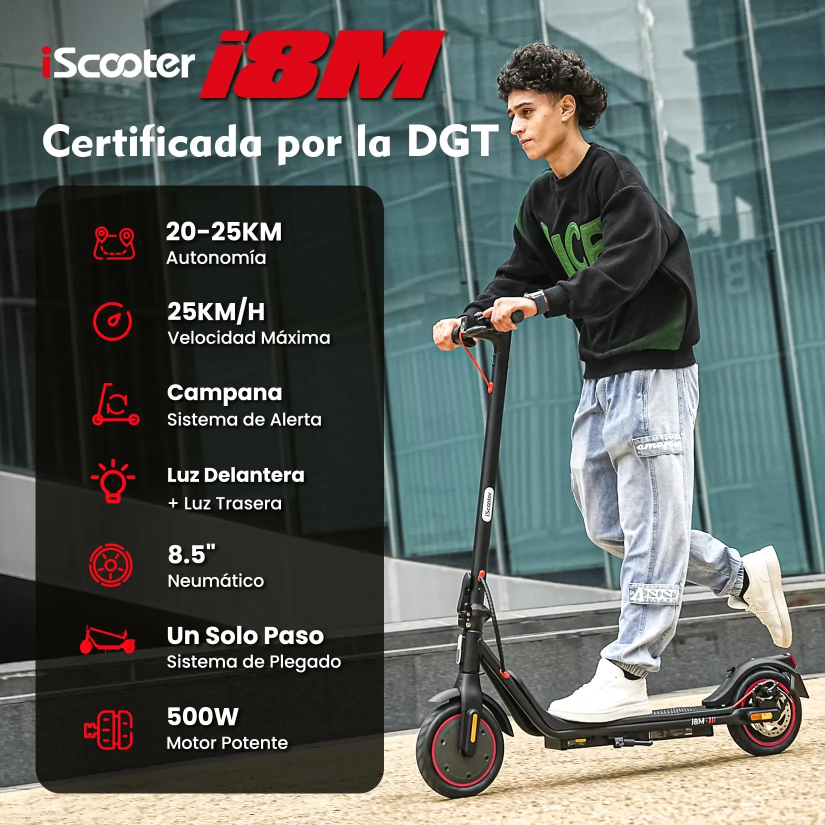 iScooter 8.5" DGT 350W — imagen 2
