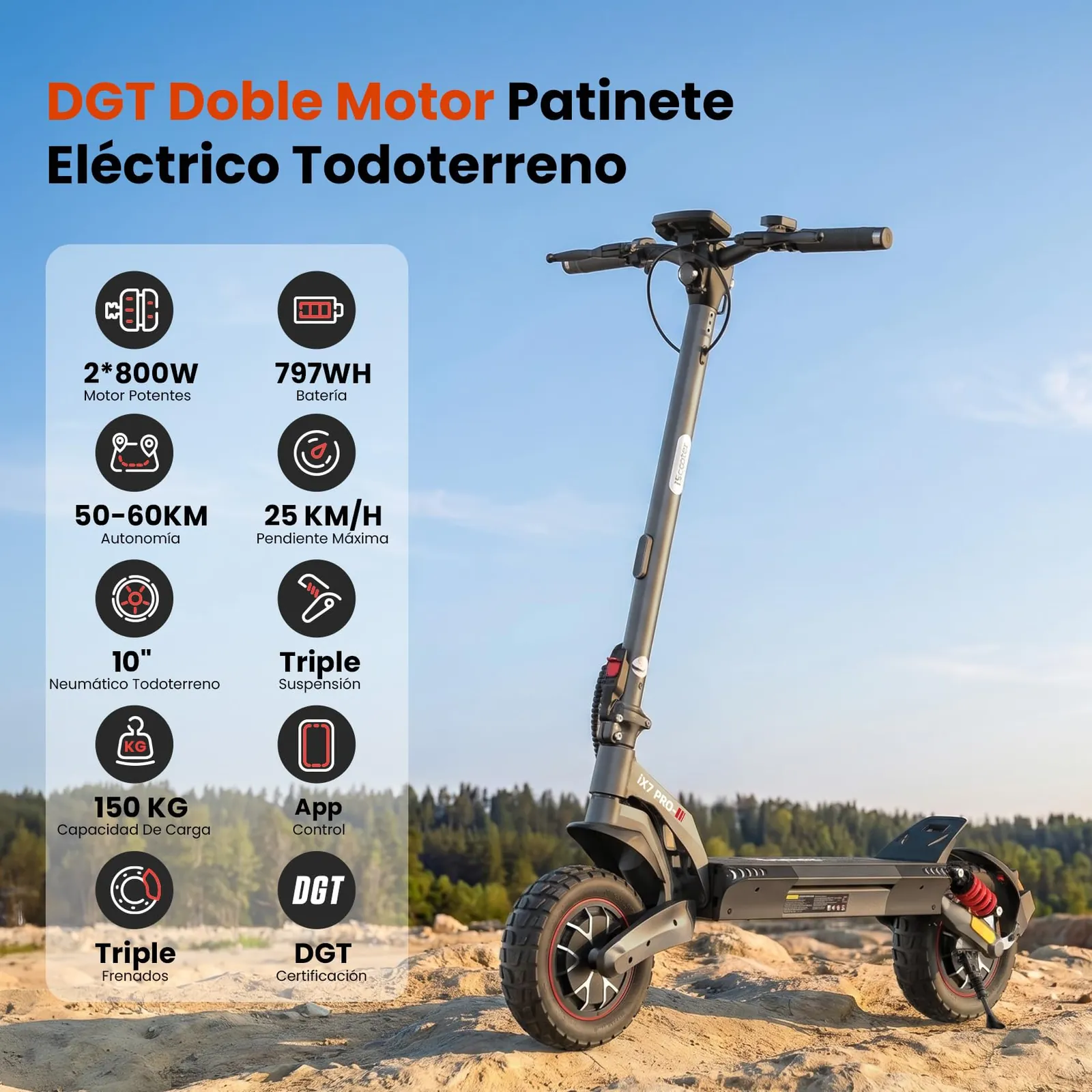 iScooter iX7 Pro — imagen 2